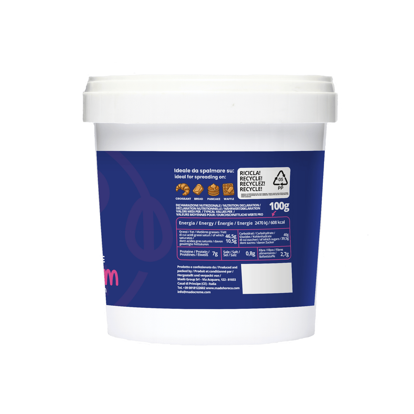 Bubblegum Crema Spalmabile Artigianale - Mado Ho.re.ca