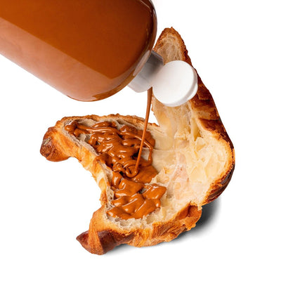 Crema in Bottiglia Artigianale al gusto Caramello Salato "Bottiglia da 900gr" - Mado Ho.re.ca