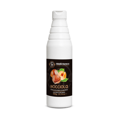 Crema in Bottiglia Artigianale al gusto Nocciola 8% "Bottiglia da 900gr" - Mado Ho.re.ca