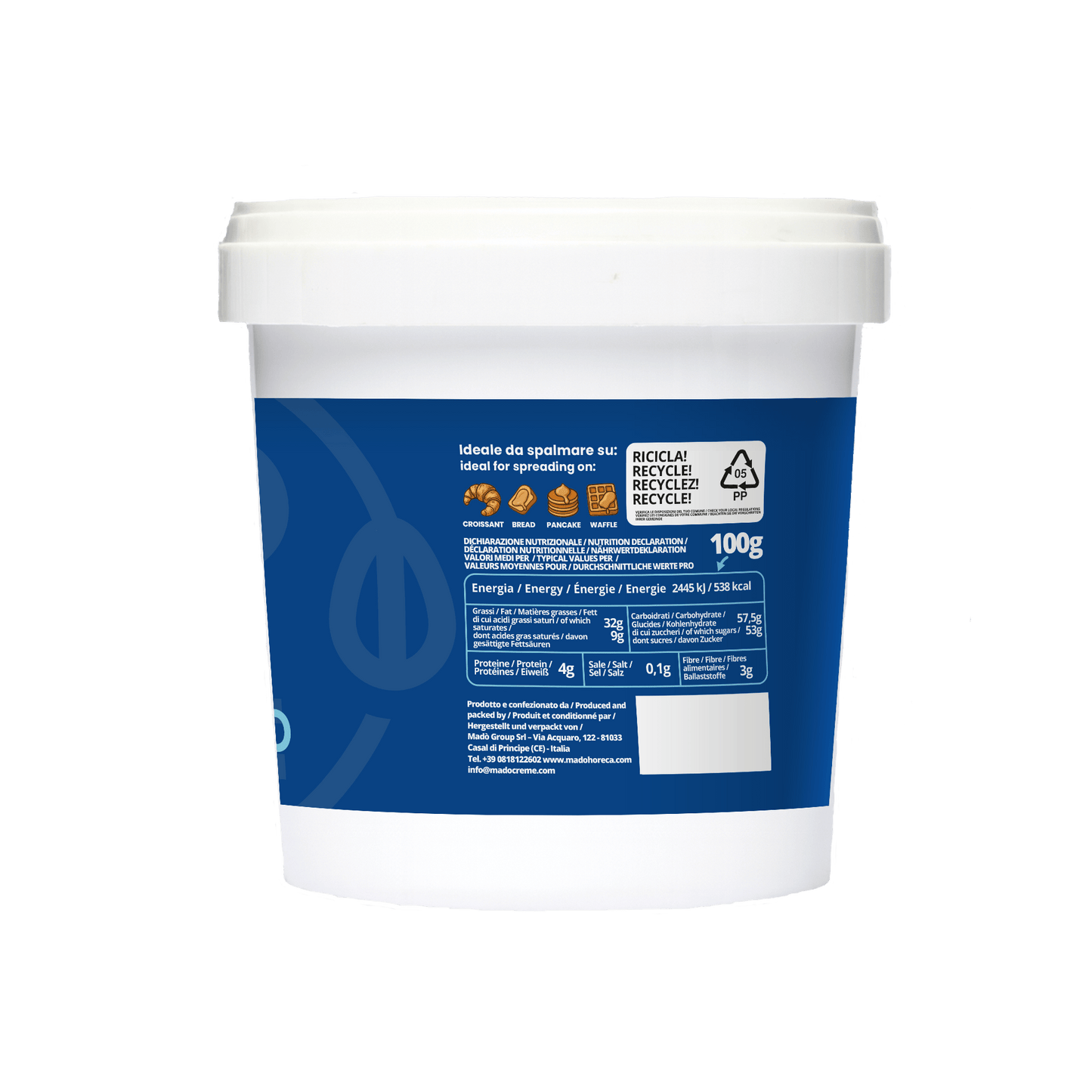 Oro Nero Crema Spalmabile Artigianale - Mado Ho.re.ca