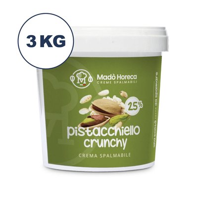 Pistacchio Crunchy 25% Crema Spalmabile Artigianale - Mado Ho.re.ca