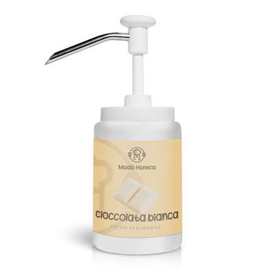 RICARICA EROGATORE Cioccolata Bianca 1kg - Mado Ho.re.ca