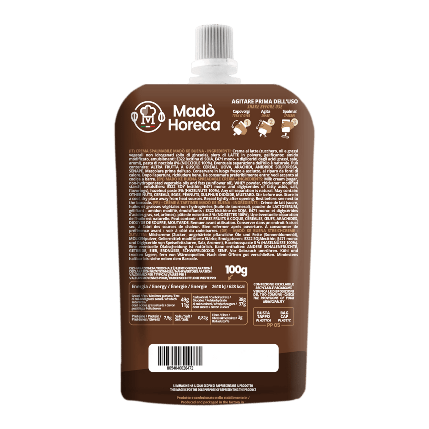 Sac A Poche "Zero Sprechi" al gusto Madò Ke Buena "Busta da 600gr" - Mado Ho.re.ca