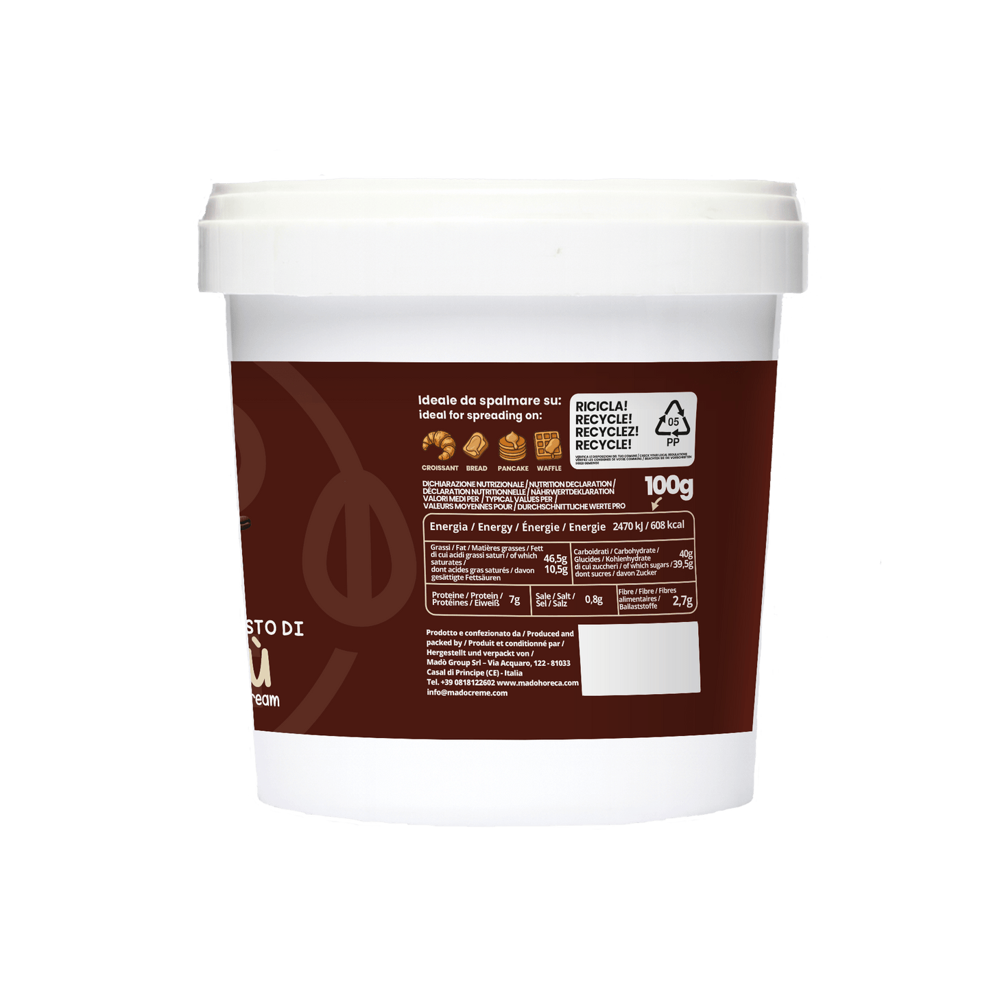 Tiramisù Crema Spalmabile Artigianale - Mado Ho.re.ca