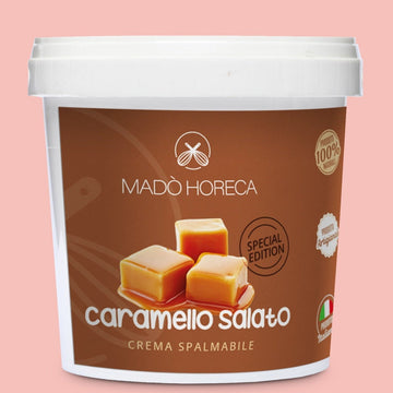 Caramello Salato Crema Spalmabile Artigianale "Secchio da 1kg" - Mado Ho.re.ca