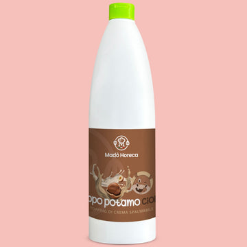 Topping di Crema Spalmabile Artigianale al gusto Ippo Potamo Ciok "Bottiglia da 900gr" - Mado Ho.re.ca
