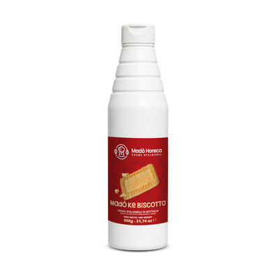 Crema in Bottiglia Artigianale al gusto Madò Ke Biscotto "Bottiglia da 900gr"