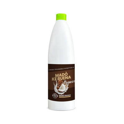 Crema in Bottiglia Artigianale al gusto Madò Ke Buena Al Cocco "Bottiglia da 900gr"