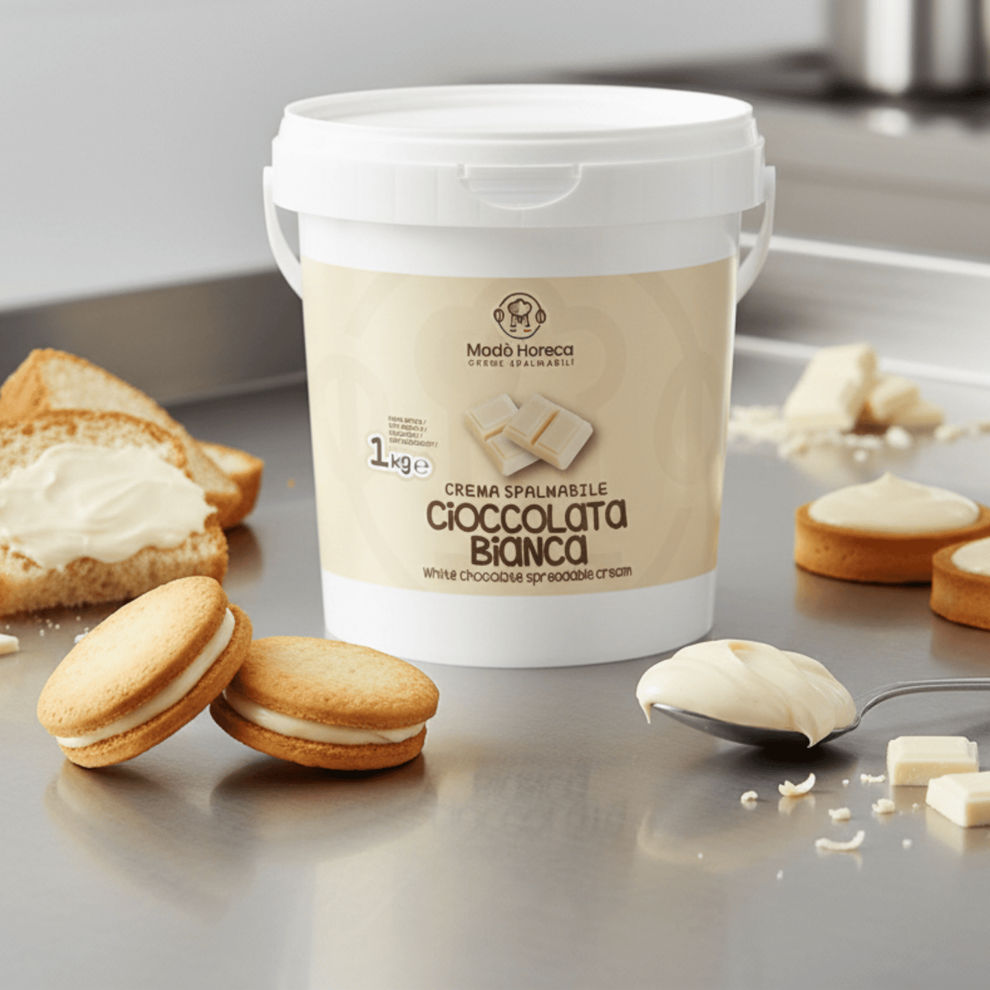 Cioccolata bianca Crema Spalmabile Artigianale - Mado Ho.re.ca
