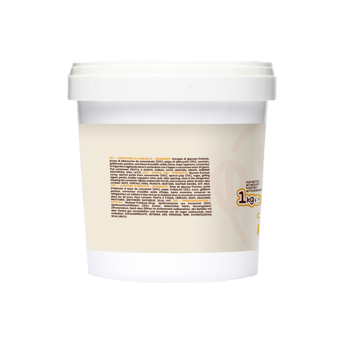 CONFETTURA PREMIUM QUALITY ALBICOCCA 1KG - Mado Ho.re.ca