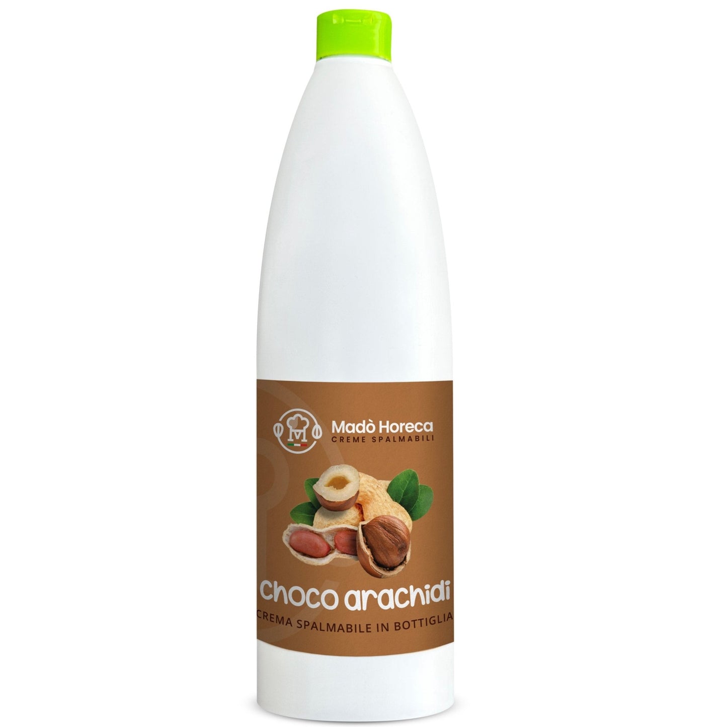 Crema in Bottiglia Artigianale al gusto Choco Arachidi "Bottiglia da 900gr" - Mado Ho.re.ca