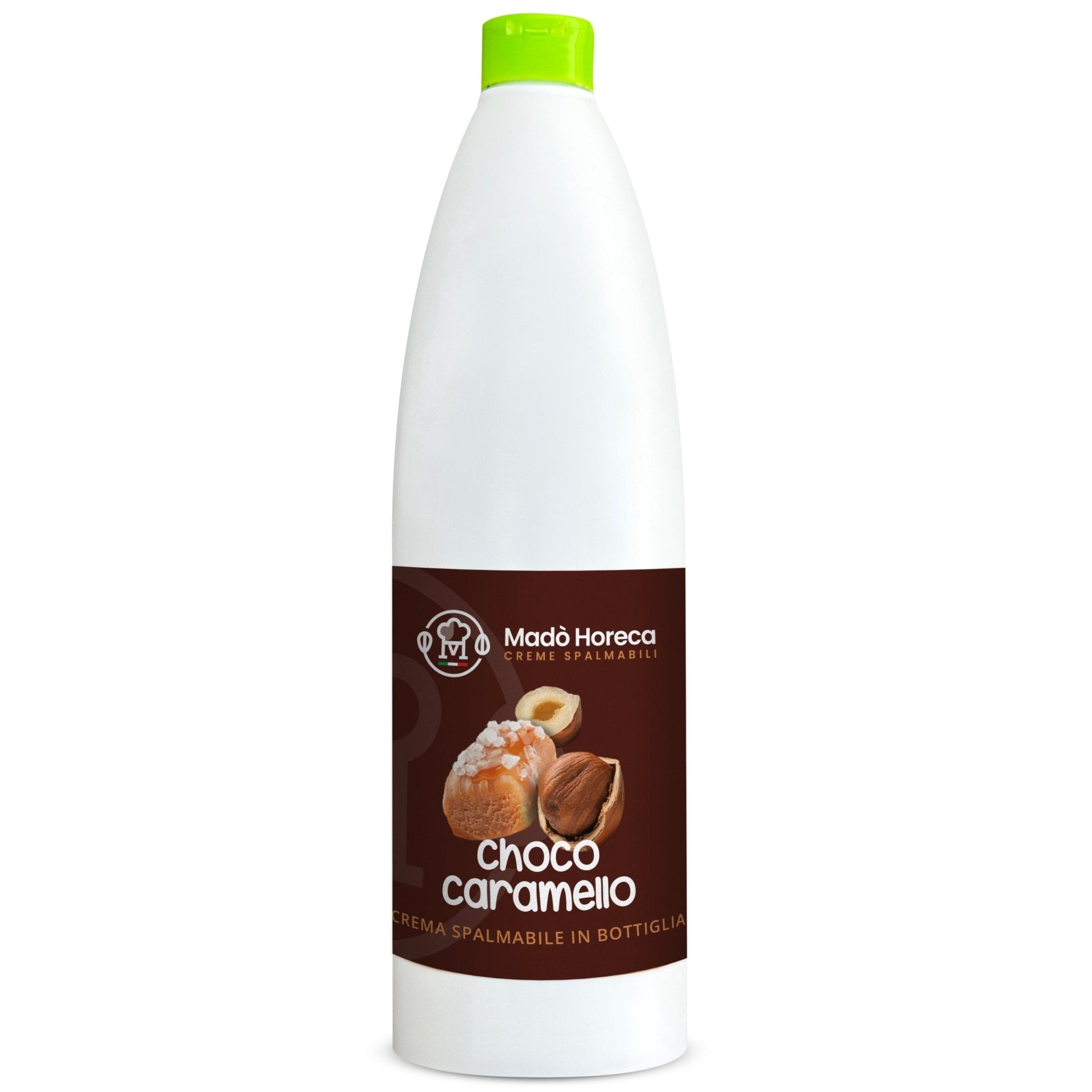 Crema in Bottiglia Artigianale al gusto Choco Caramello "Bottiglia da 900gr" - Mado Ho.re.ca