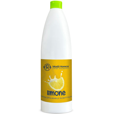 Crema in Bottiglia Artigianale al gusto Limone "Bottiglia da 900gr" - Mado Ho.re.ca