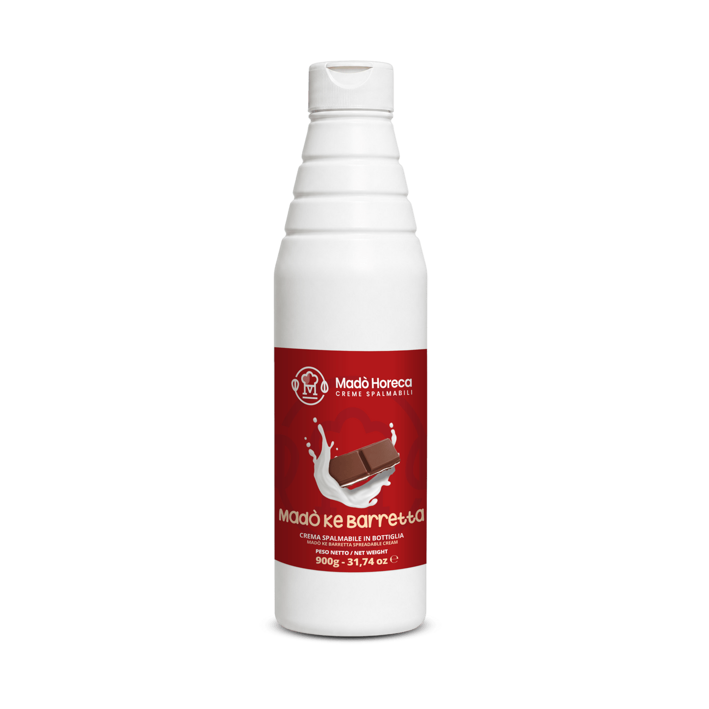 Crema in Bottiglia Artigianale al gusto Madò Ke Barretta "Bottiglia da 900gr" - Mado Ho.re.ca