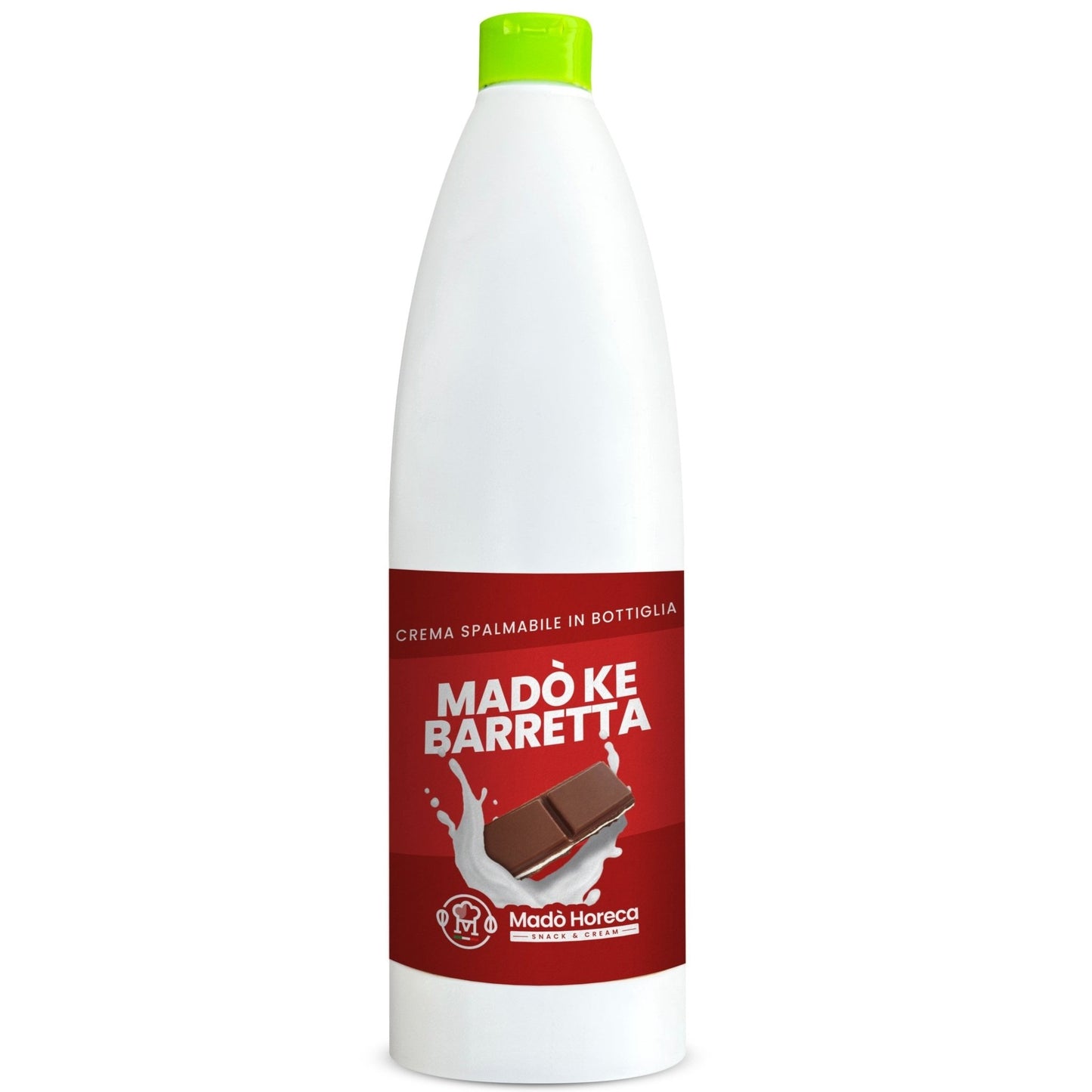Crema in Bottiglia Artigianale al gusto Madò Ke Barretta "Bottiglia da 900gr" - Mado Ho.re.ca
