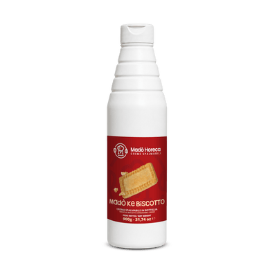 Crema in Bottiglia Artigianale al gusto Madò Ke Biscotto "Bottiglia da 900gr" - Mado Ho.re.ca