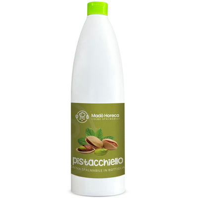 Crema in Bottiglia Artigianale al gusto Pistacchio "Bottiglia da 900gr" - Mado Ho.re.ca