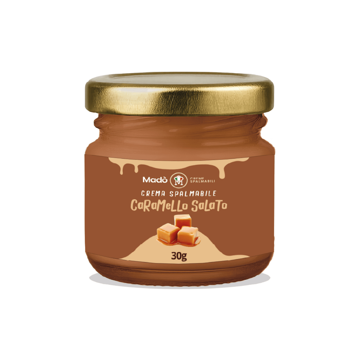 Espositore Mini Barattoli di Caramello Salato - 24pz - Mado Ho.re.ca