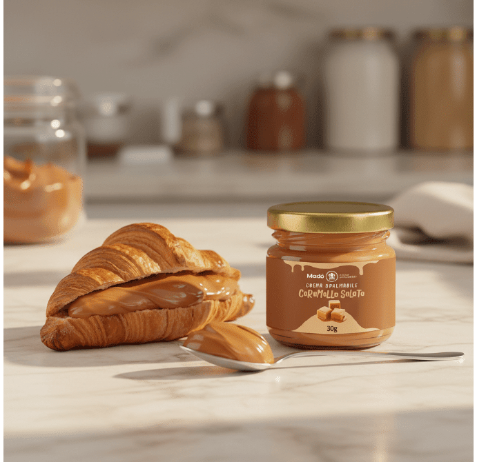 Espositore Mini Barattoli di Caramello Salato - 24pz - Mado Ho.re.ca