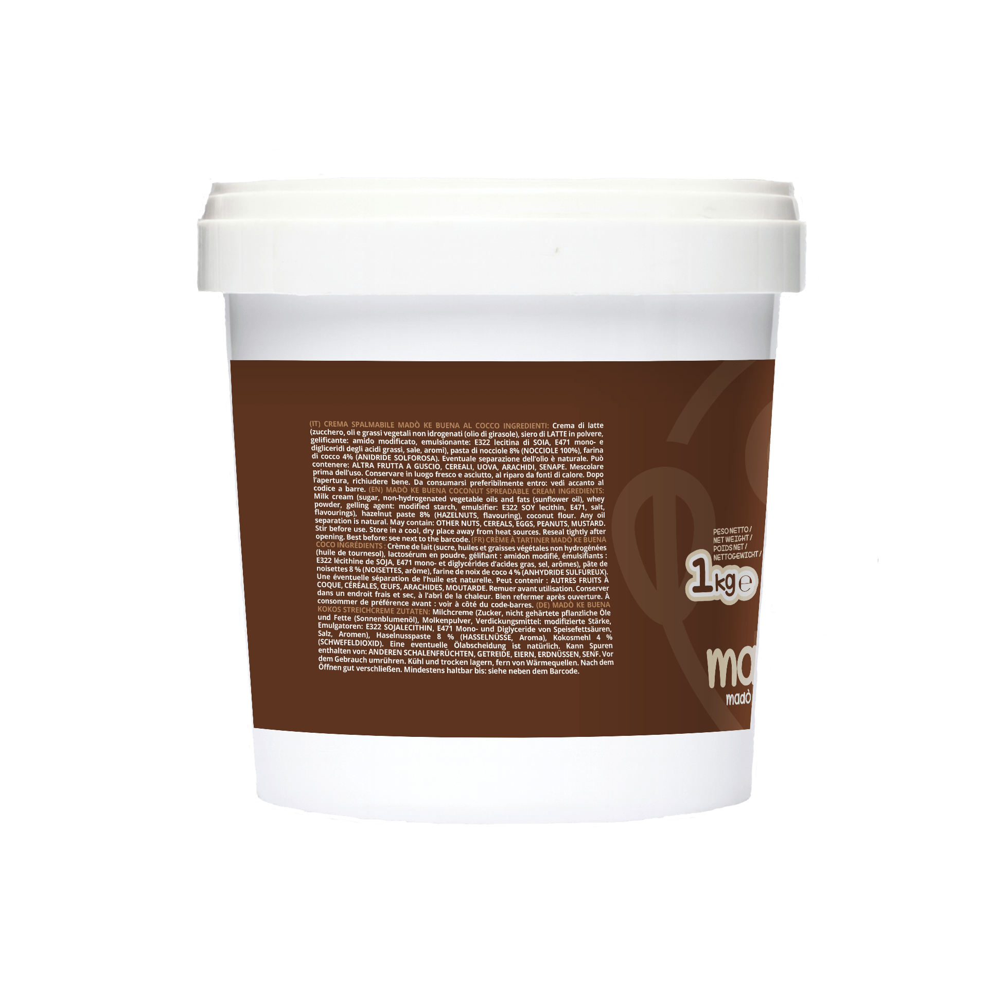 Ke Buena al Cocco Crema Spalmabile Artigianale - Mado Ho.re.ca