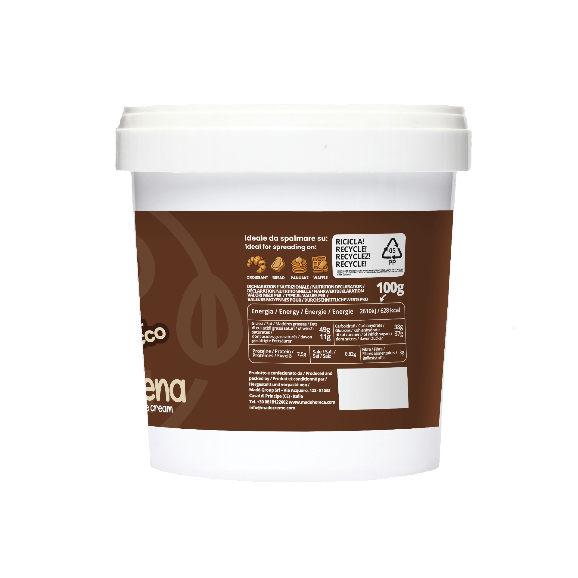 Ke Buena al Cocco Crema Spalmabile Artigianale - Mado Ho.re.ca