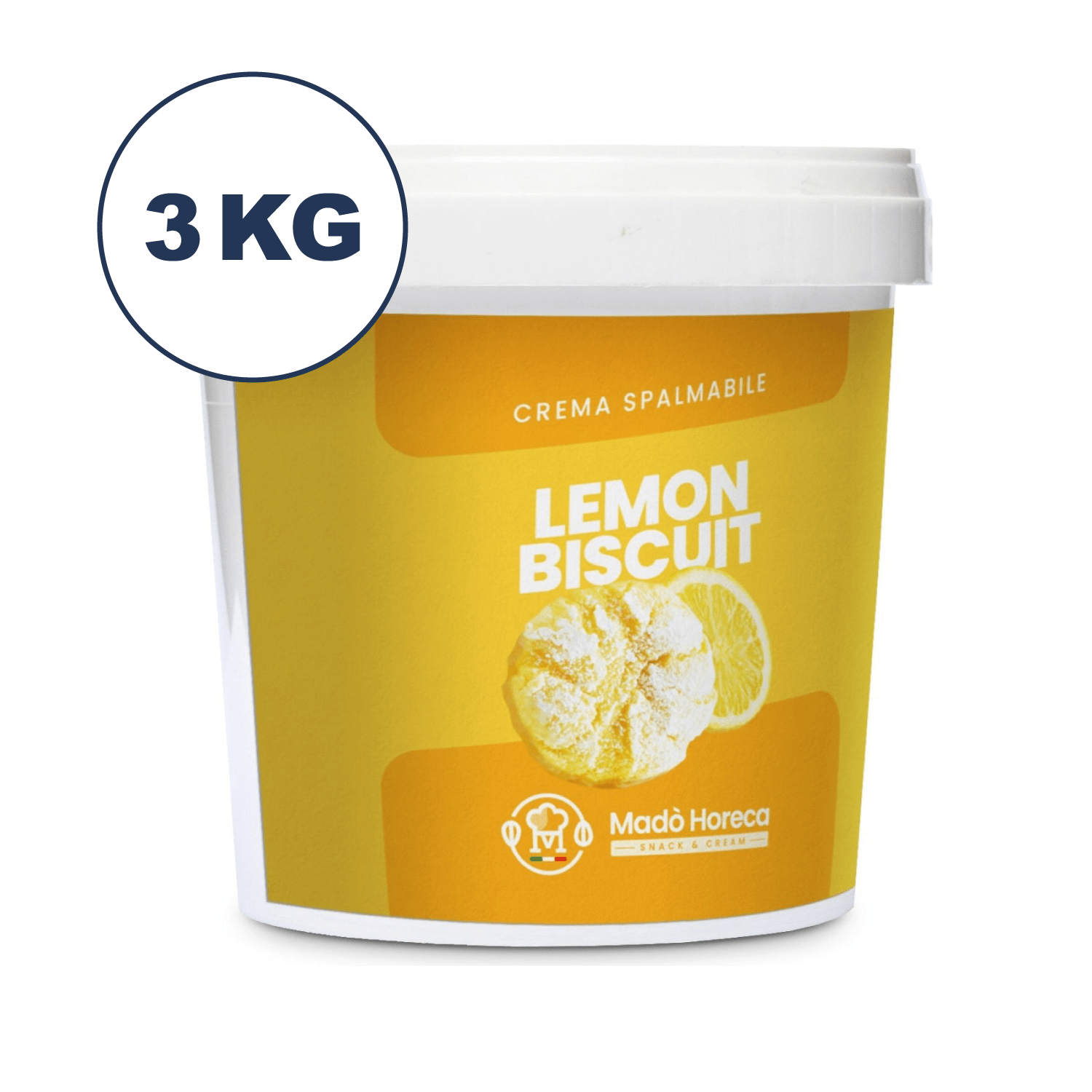 Lemon Biscuit Crema Spalmabile Artigianale - Mado Ho.re.ca