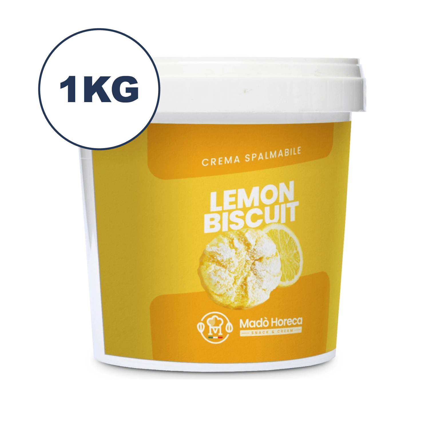 Lemon Biscuit Crema Spalmabile Artigianale - Mado Ho.re.ca