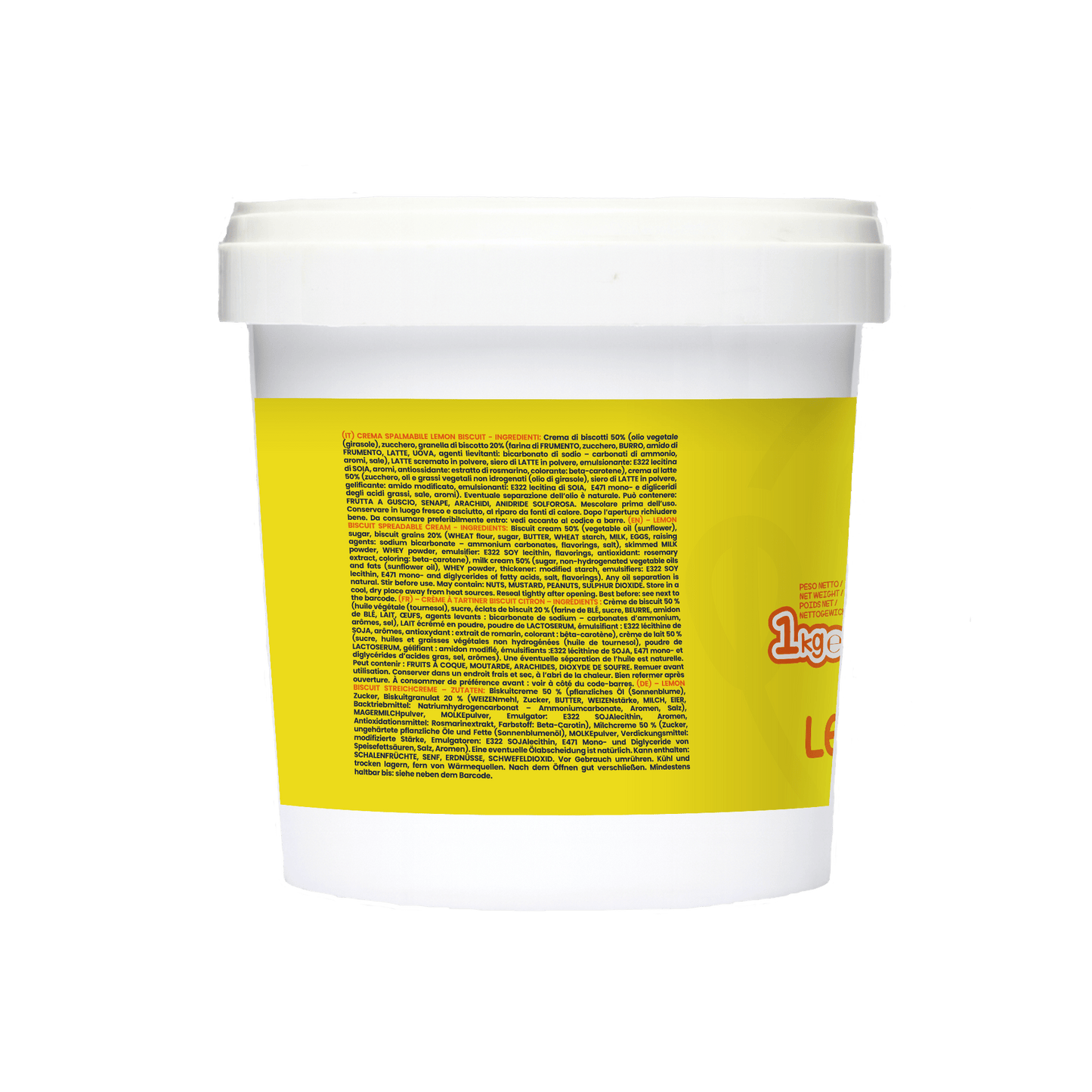 Lemon Biscuit Crema Spalmabile Artigianale - Mado Ho.re.ca