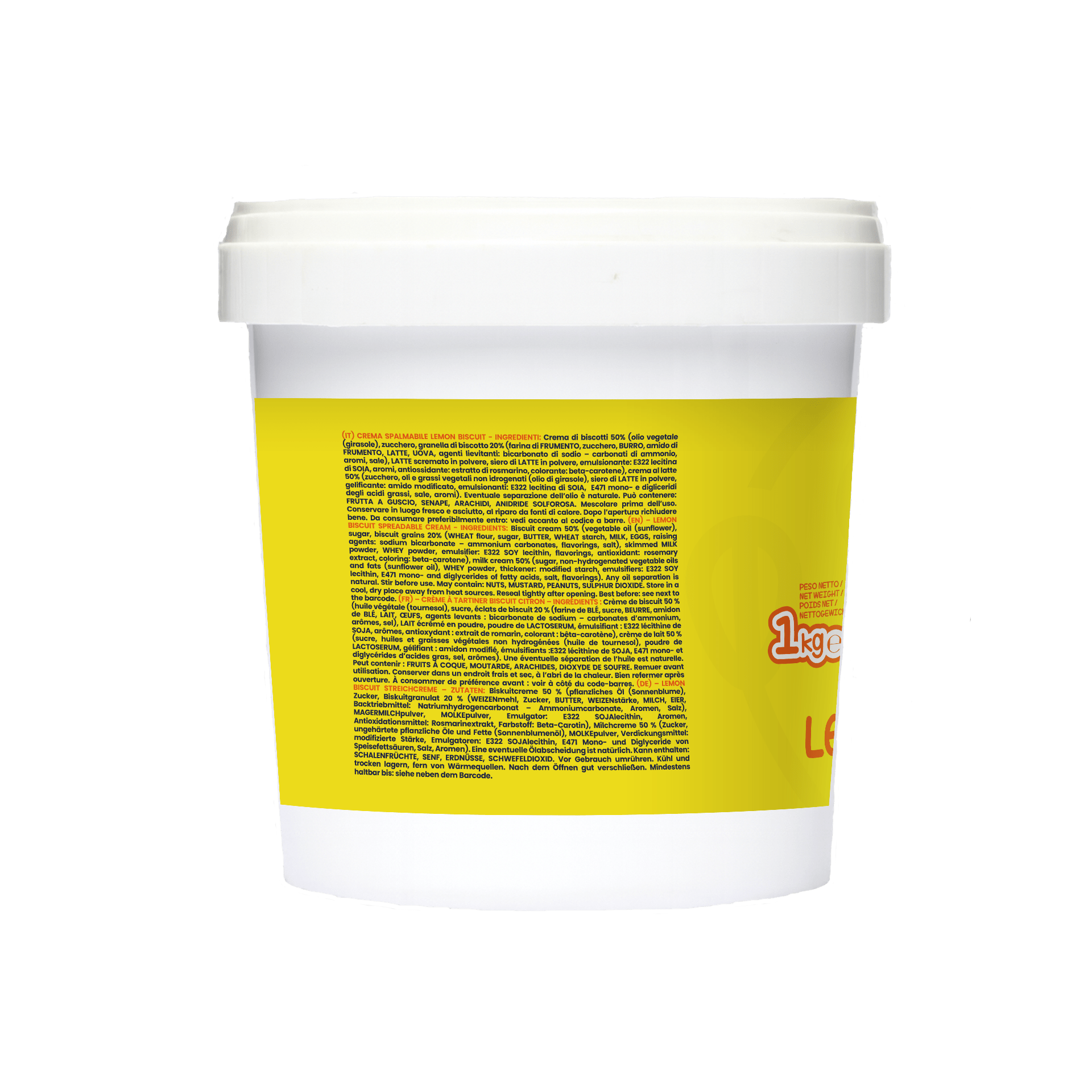Lemon Biscuit Crema Spalmabile Artigianale - Mado Ho.re.ca