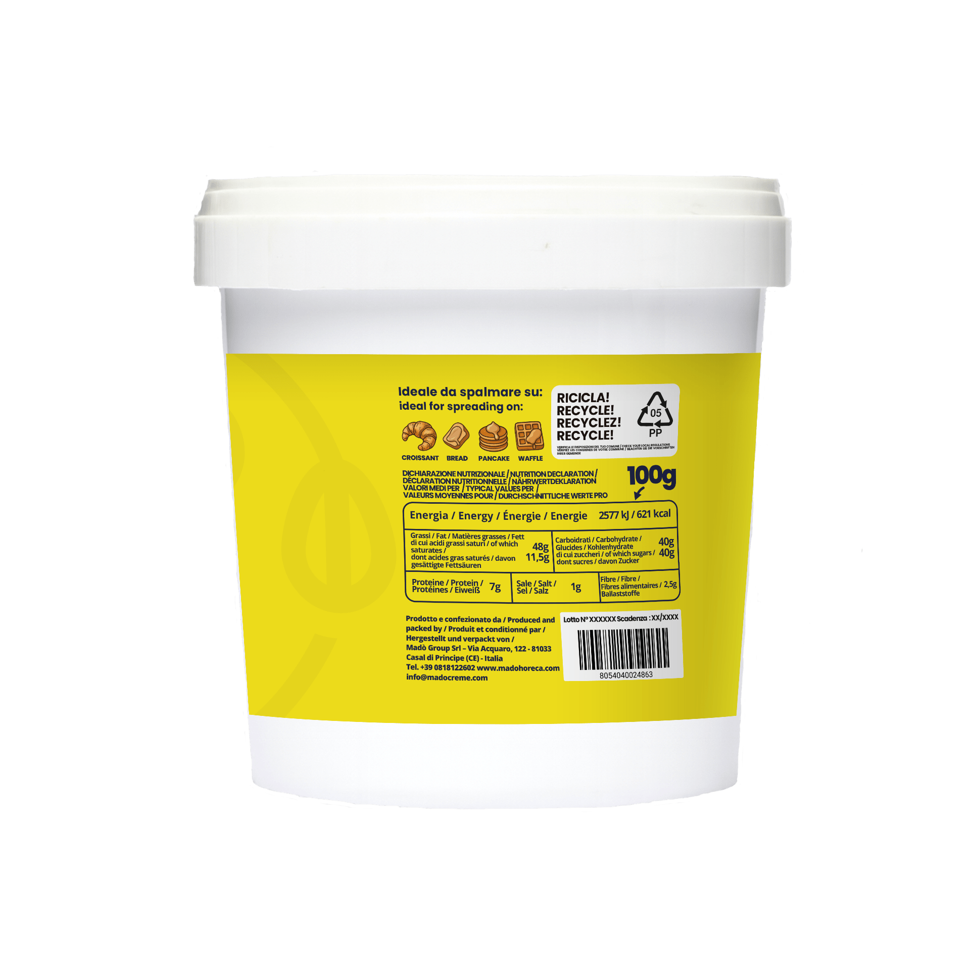 Limone Crema Spalmabile Artigianale - Mado Ho.re.ca