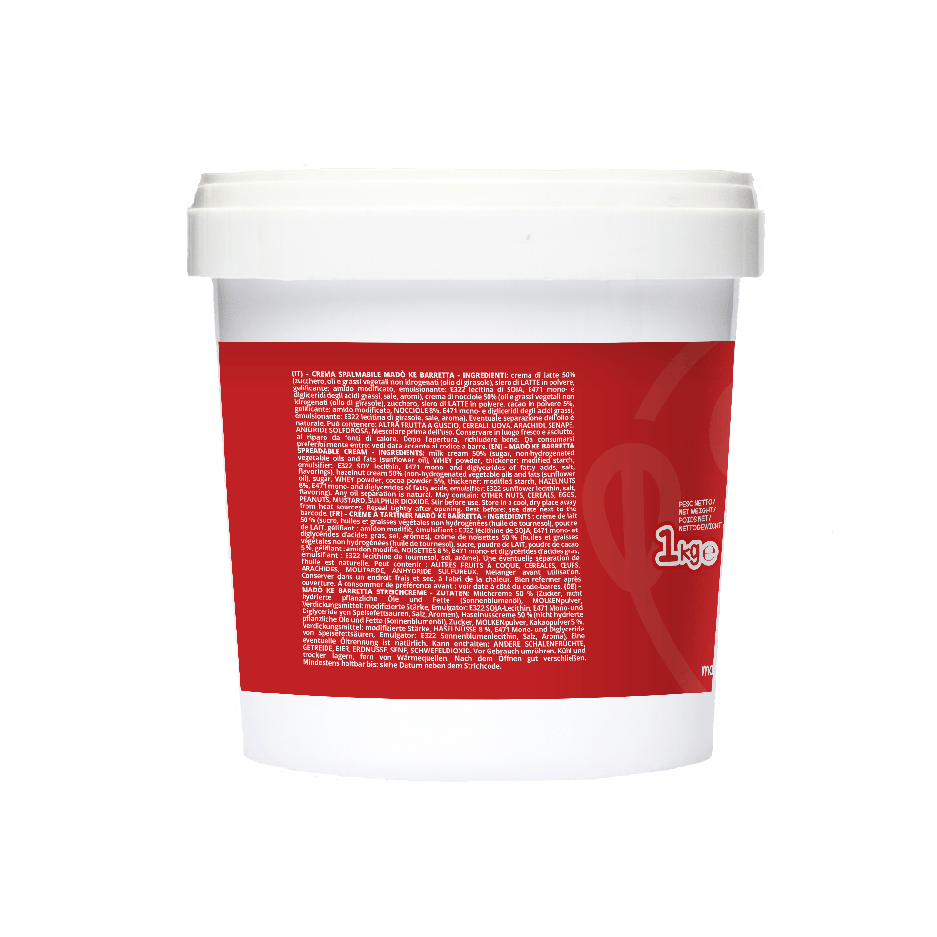 Madò Ke Barretta Crema Spalmabile Artigianale - Mado Ho.re.ca