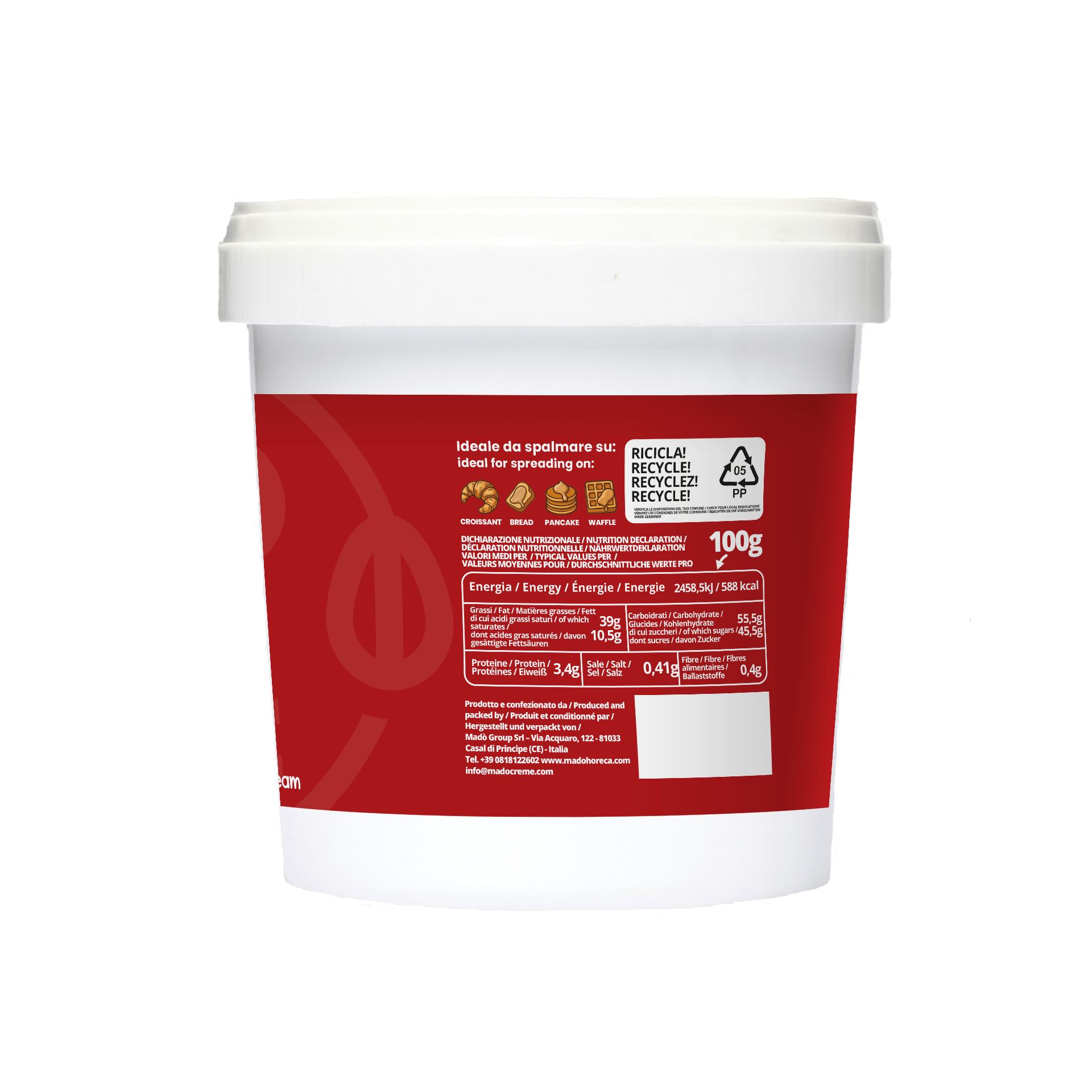 Madò Ke Biscotto Crema Spalmabile Artigianale - Mado Ho.re.ca