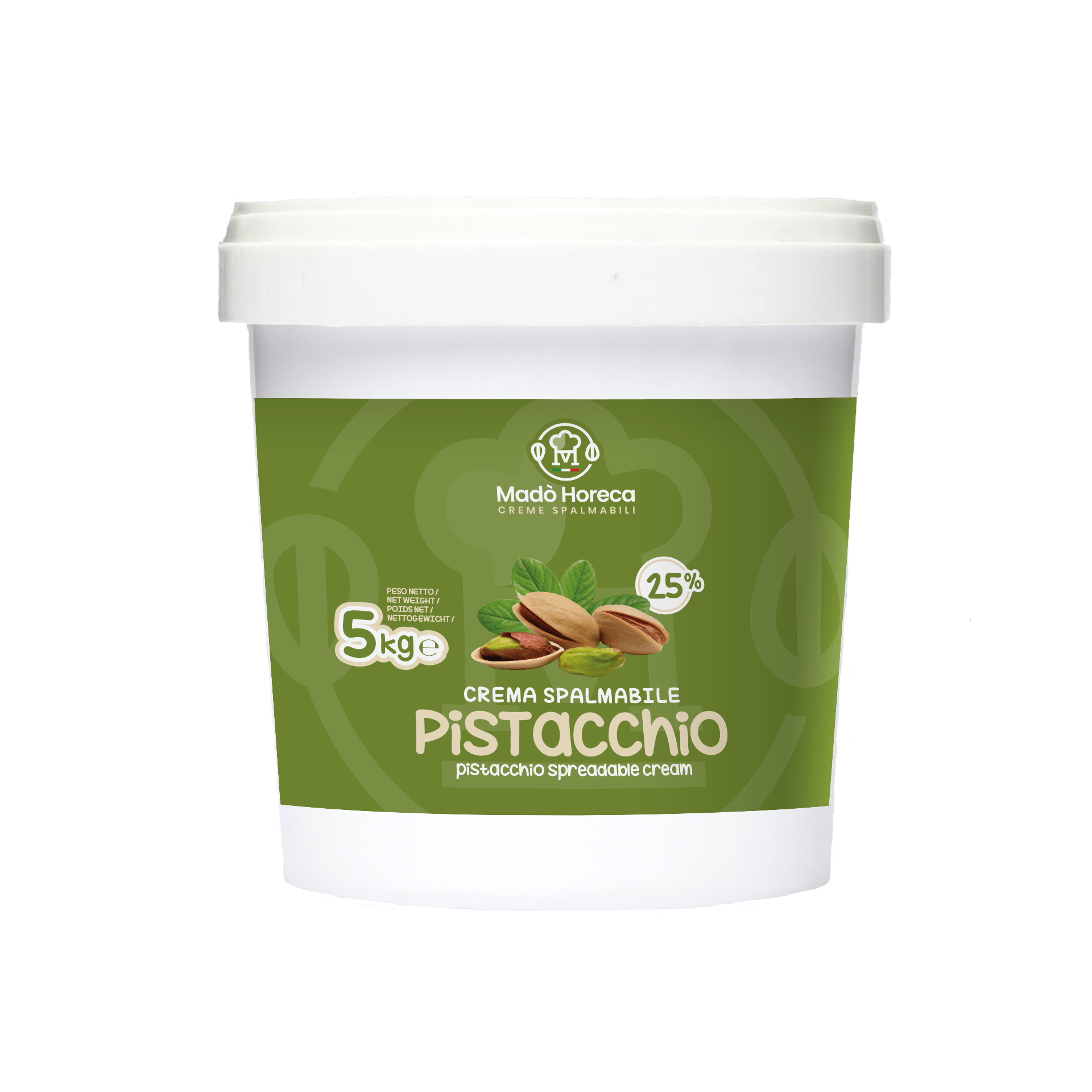 Pistacchio 25% Crema Spalmabile Artigianale - Mado Ho.re.ca