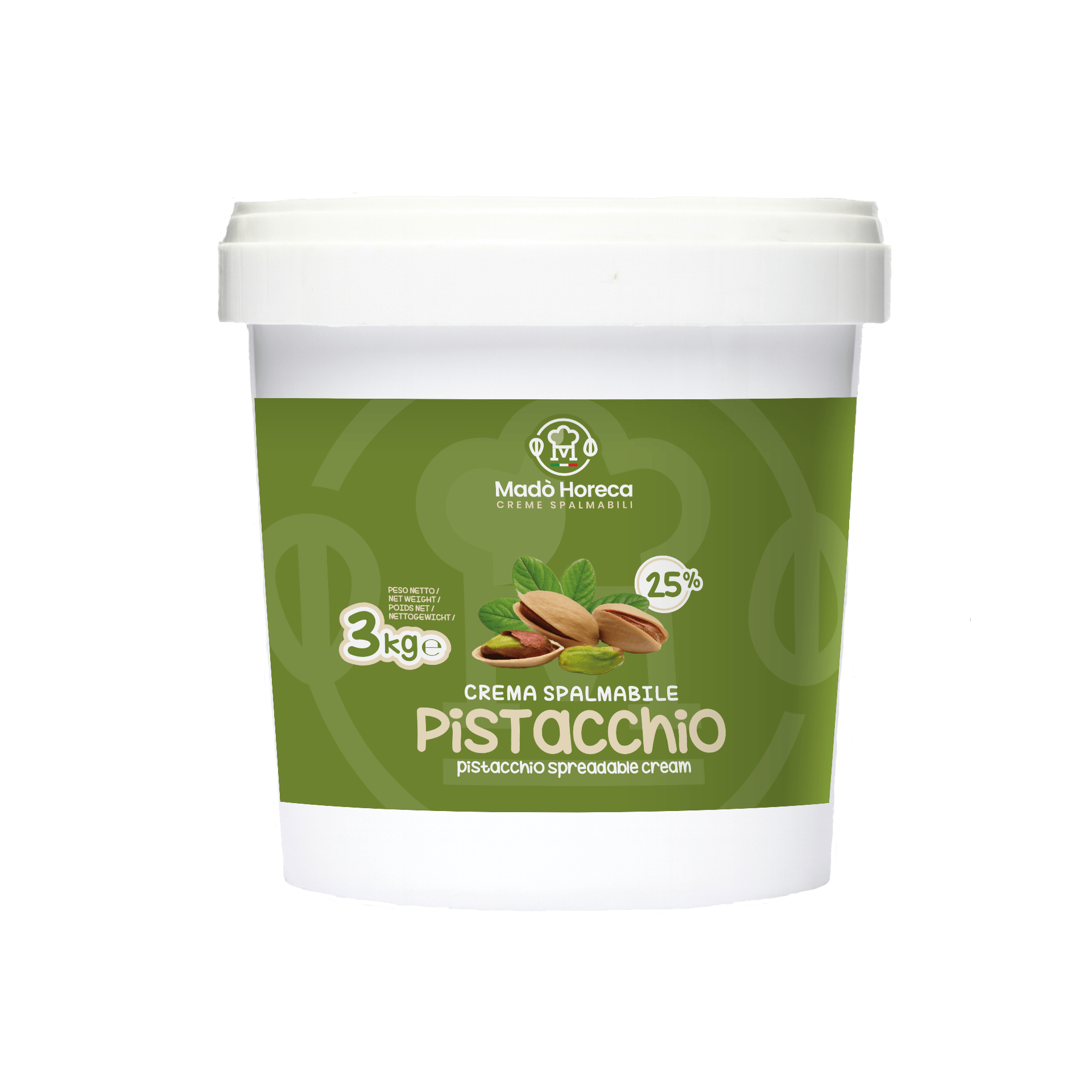 Pistacchio 25% Crema Spalmabile Artigianale - Mado Ho.re.ca