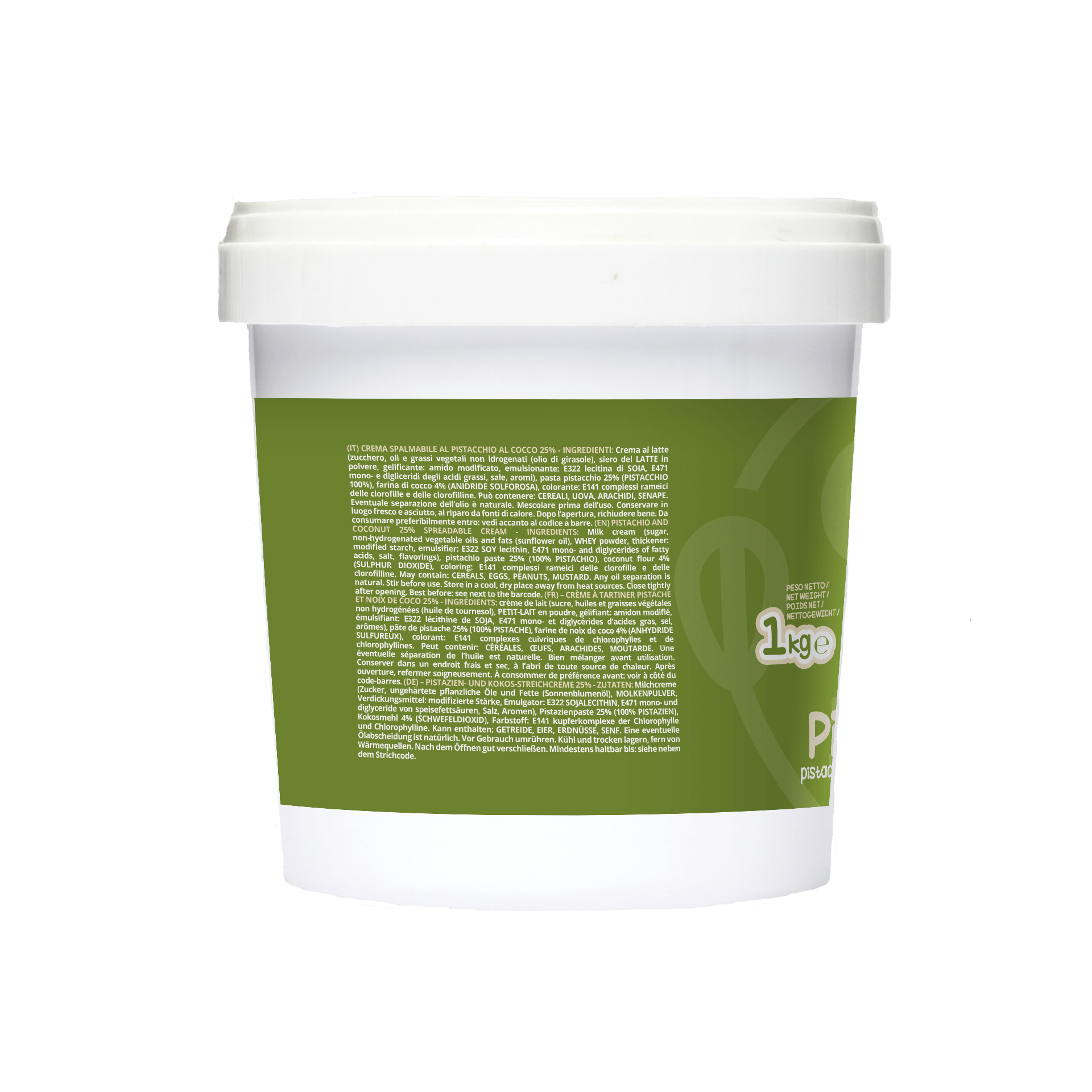 Pistacchio al Cocco 25% Crema Spalmabile Artigianale - Mado Ho.re.ca