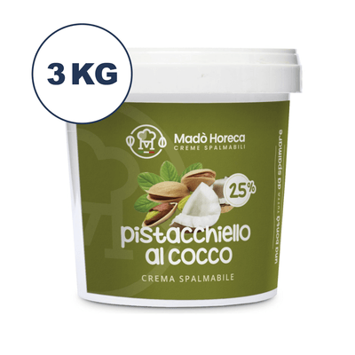 Pistacchio Al Cocco 25% Crema Spalmabile Artigianale - Mado Ho.re.ca