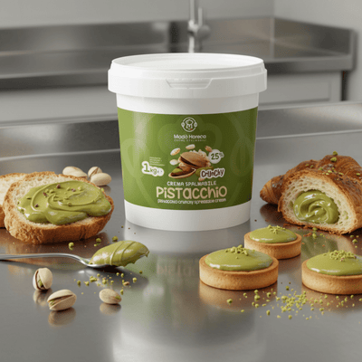 Pistacchio Crunchy 25% Crema Spalmabile Artigianale - Mado Ho.re.ca