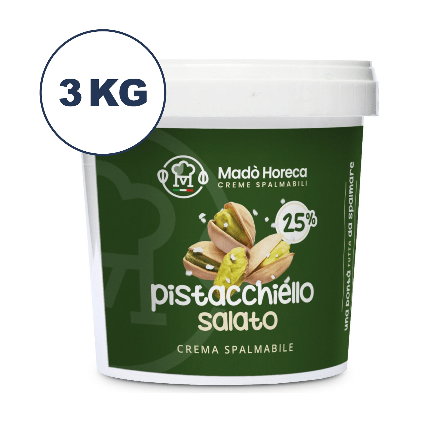 Pistacchio Salato 25% Crema Spalmabile Artigianale - Mado Ho.re.ca