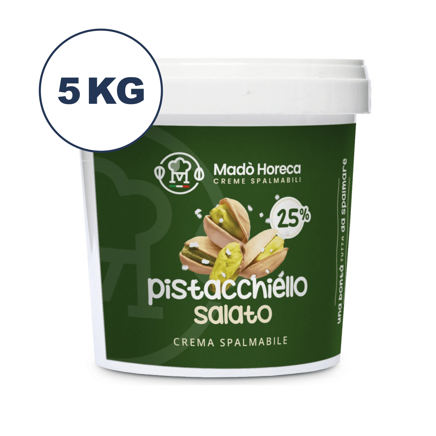 Pistacchio Salato 25% Crema Spalmabile Artigianale - Mado Ho.re.ca