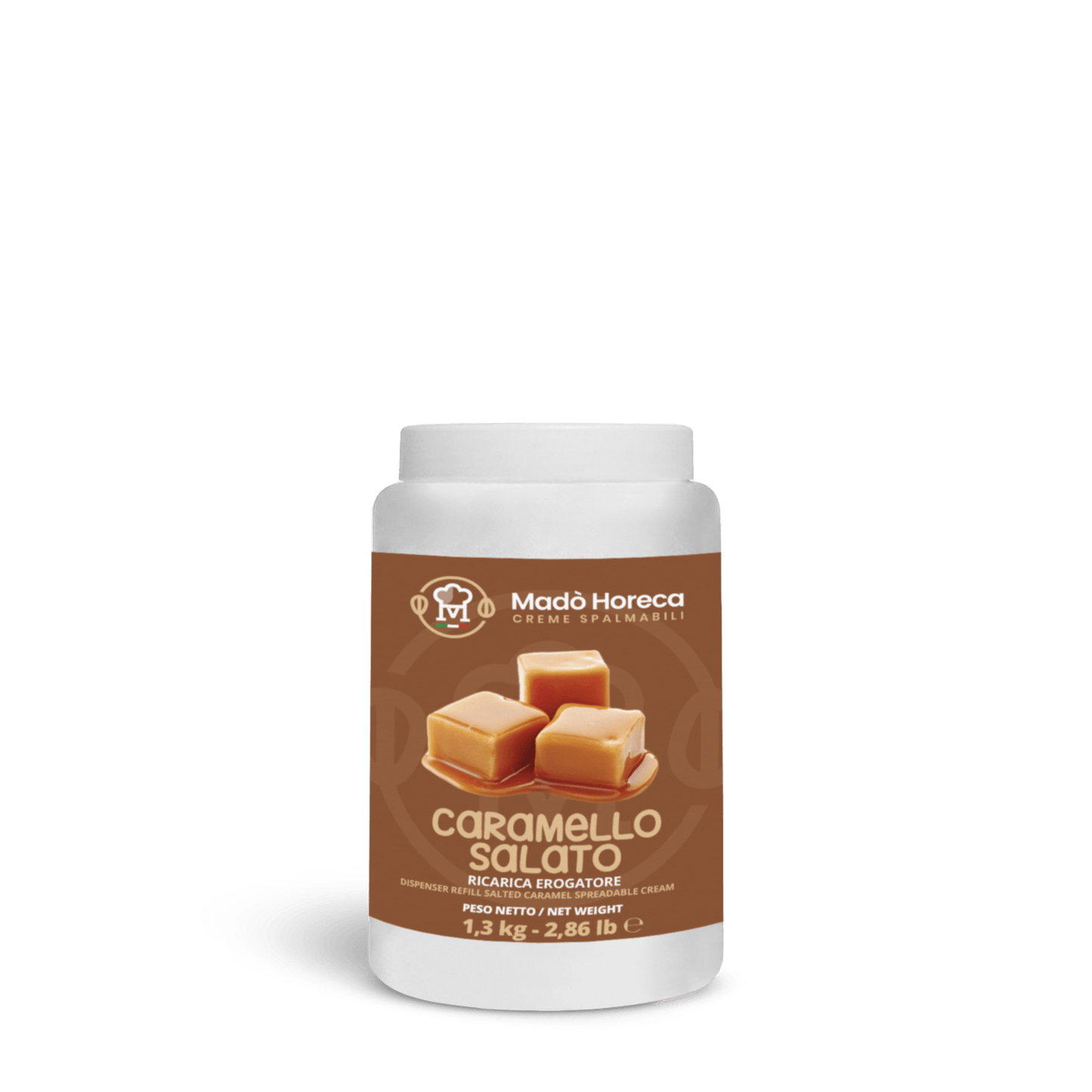 RICARICA EROGATORE Caramello Salato 1,3kg - Mado Ho.re.ca