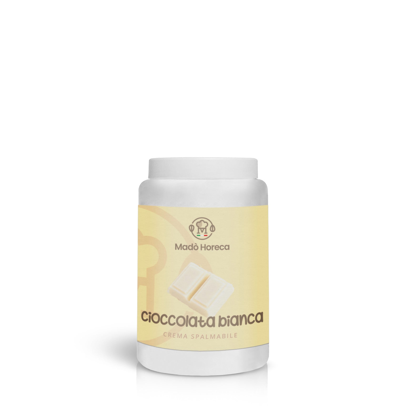 RICARICA EROGATORE Cioccolata Bianca 1kg - Mado Ho.re.ca