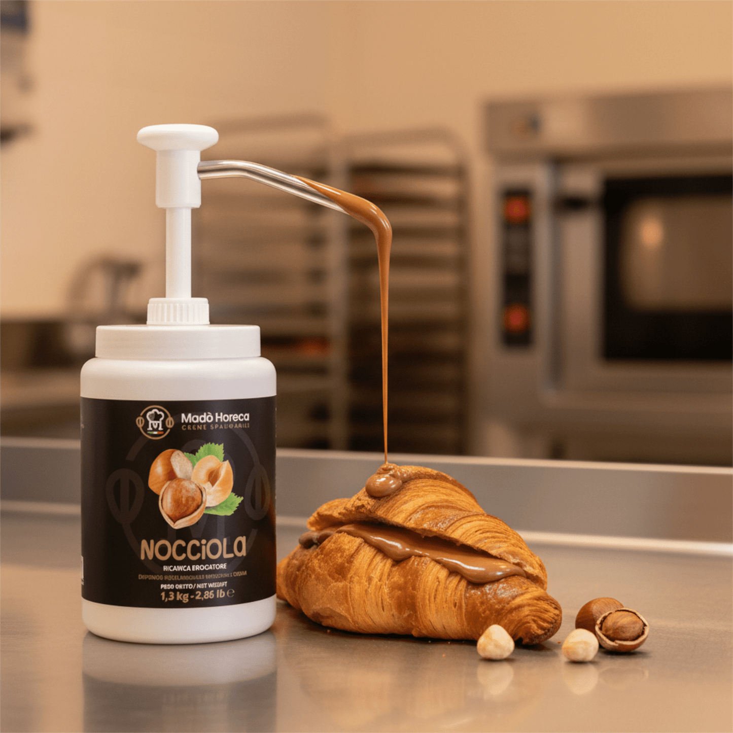 RICARICA EROGATORE Crema di Nocciole 8% 1,3kg - Mado Ho.re.ca