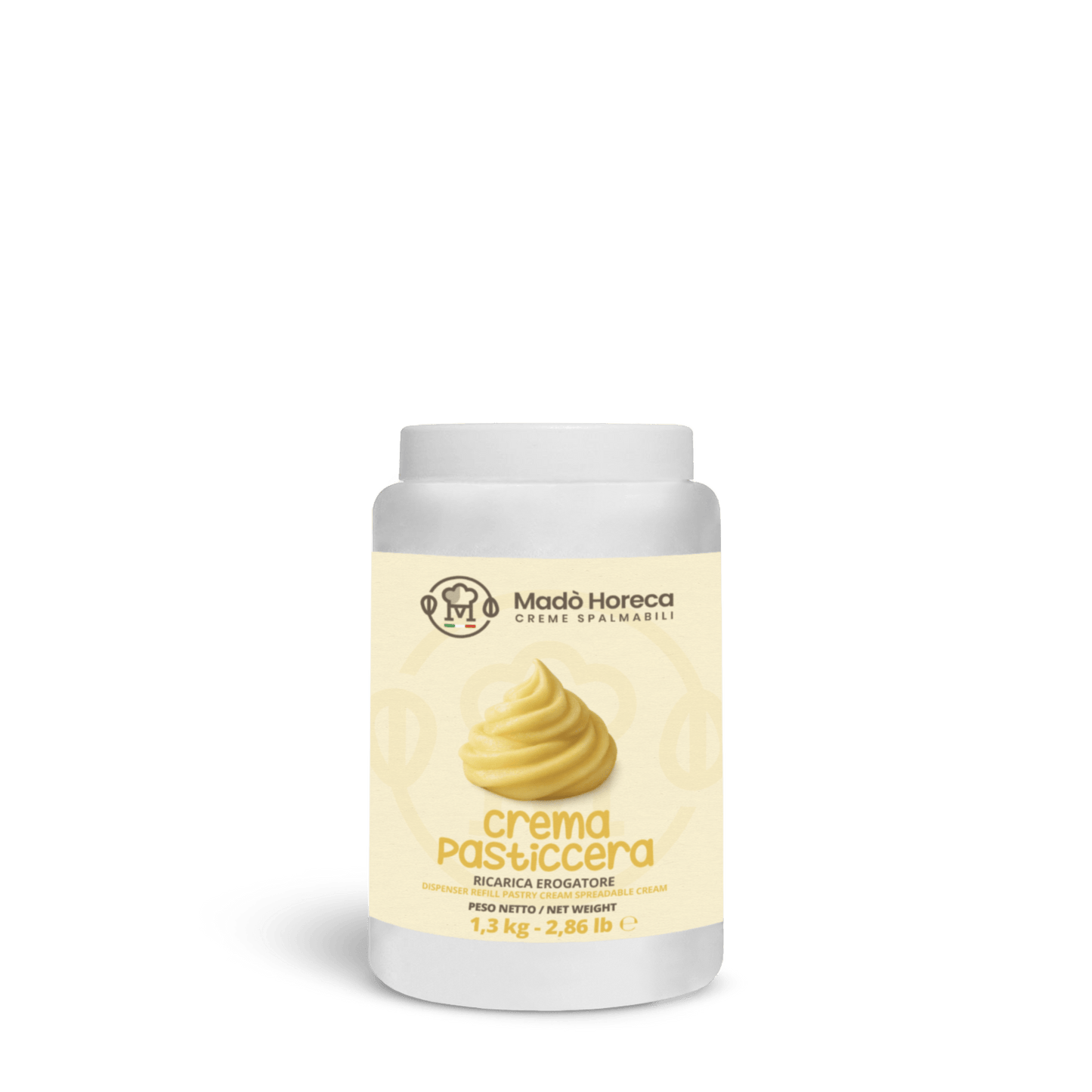RICARICA EROGATORE Crema Pasticcera 1,3kg - Mado Ho.re.ca