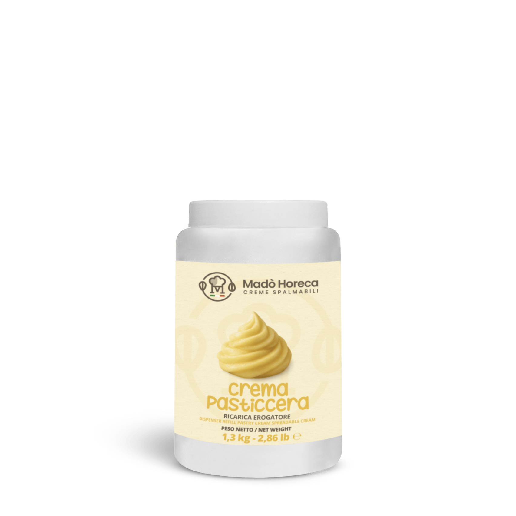 RICARICA EROGATORE Crema Pasticcera 1,3kg - Mado Ho.re.ca
