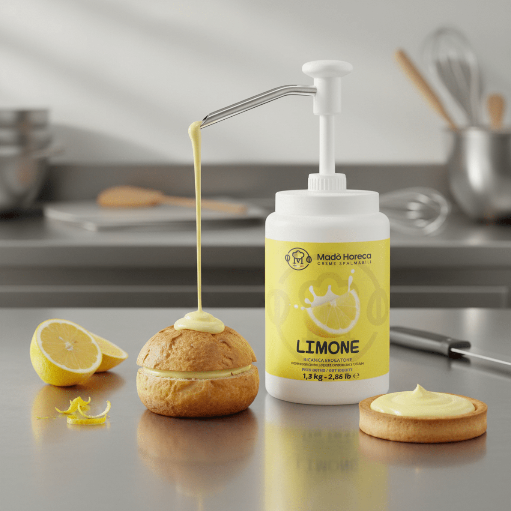 RICARICA EROGATORE Limone 1,3kg - Mado Ho.re.ca