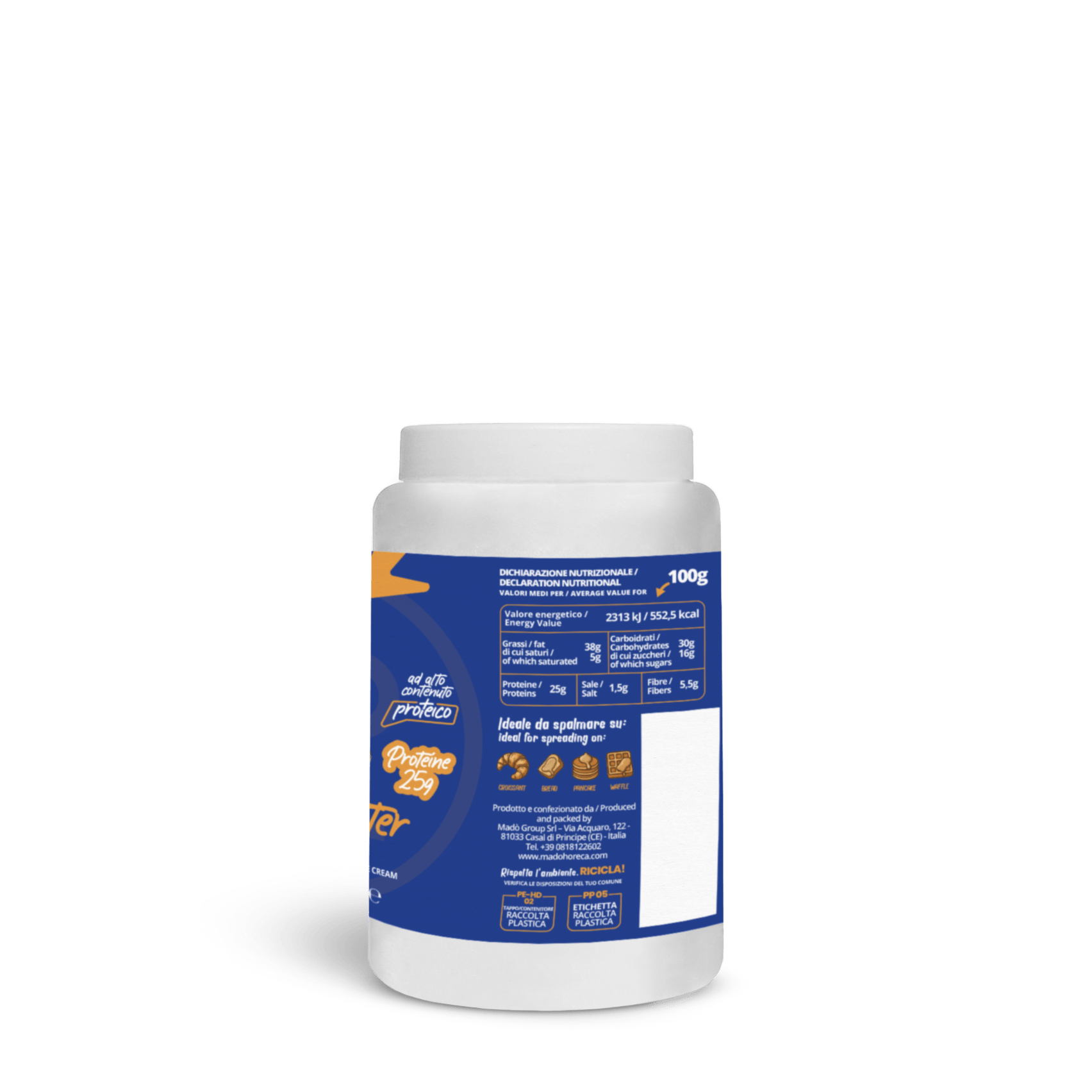 RICARICA EROGATORE Peanut Butter 1,3kg - Mado Ho.re.ca