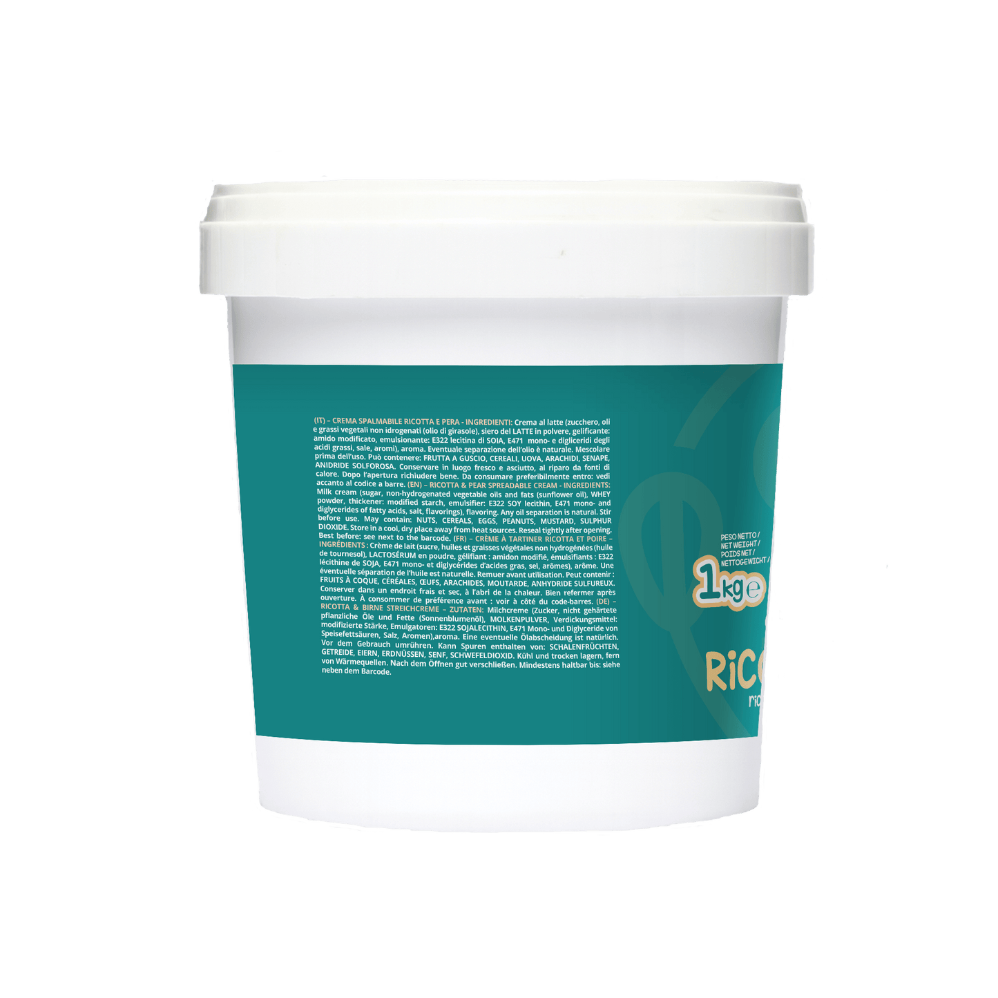 Ricotta e Pera Crema Spalmabile Artigianale - Mado Ho.re.ca