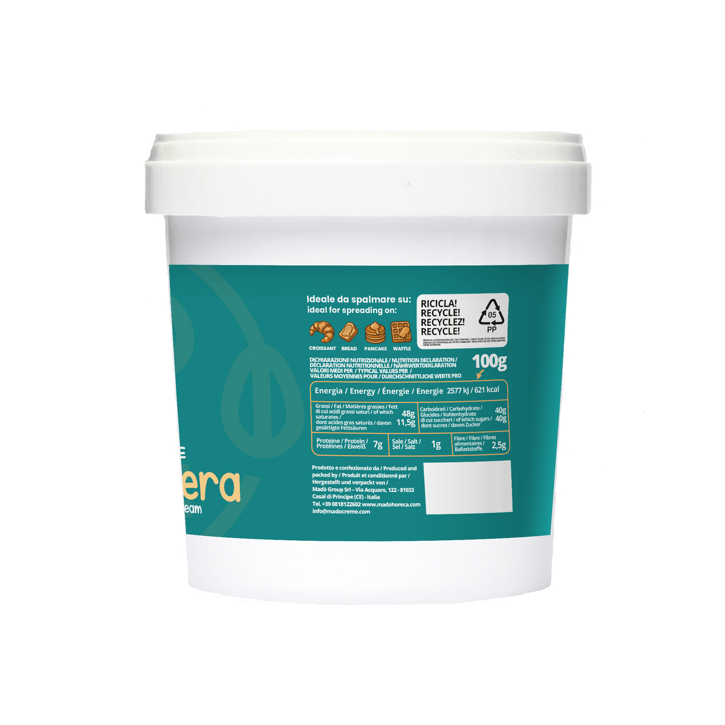 Ricotta e Pera Crema Spalmabile Artigianale - Mado Ho.re.ca