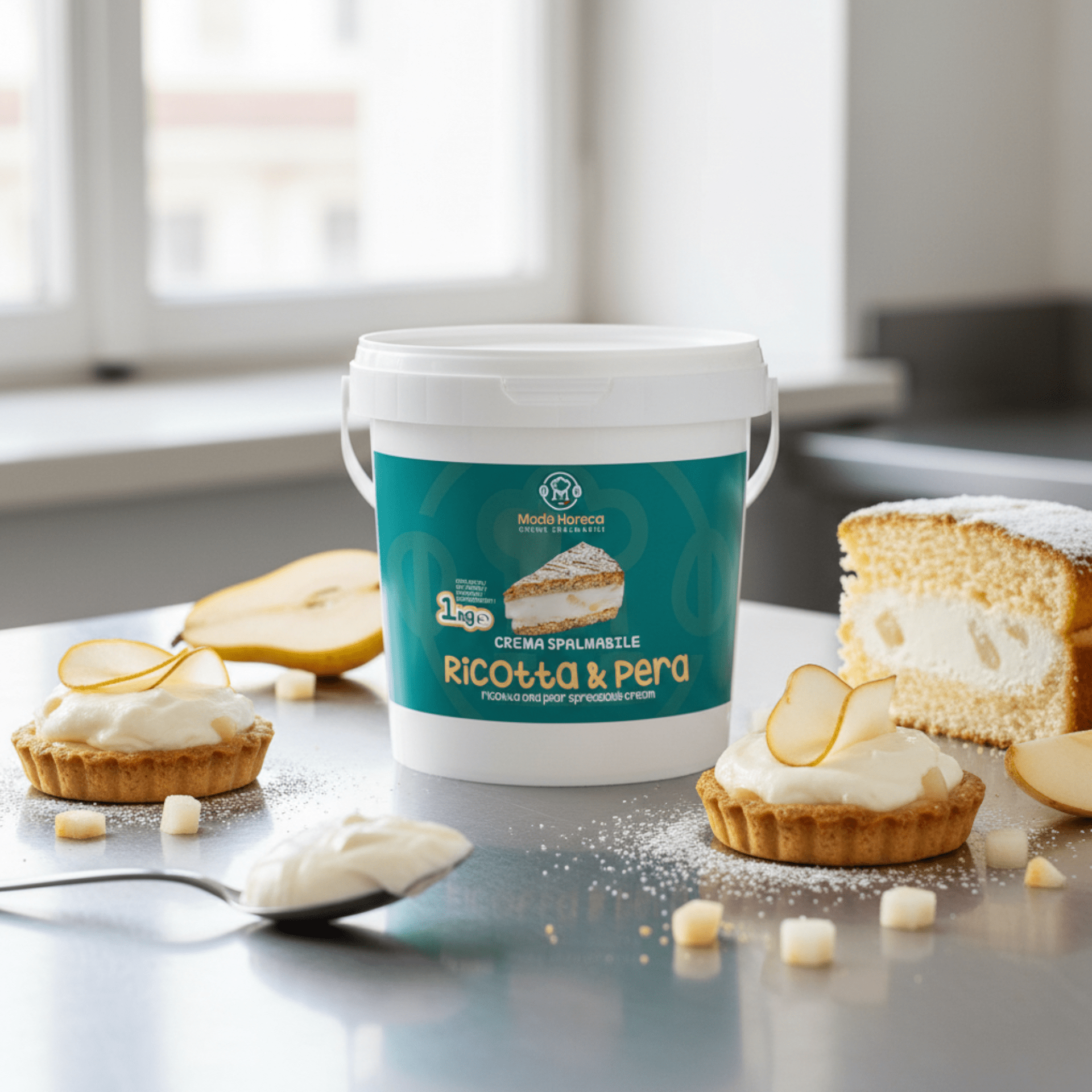 Ricotta e Pera Crema Spalmabile Artigianale - Mado Ho.re.ca