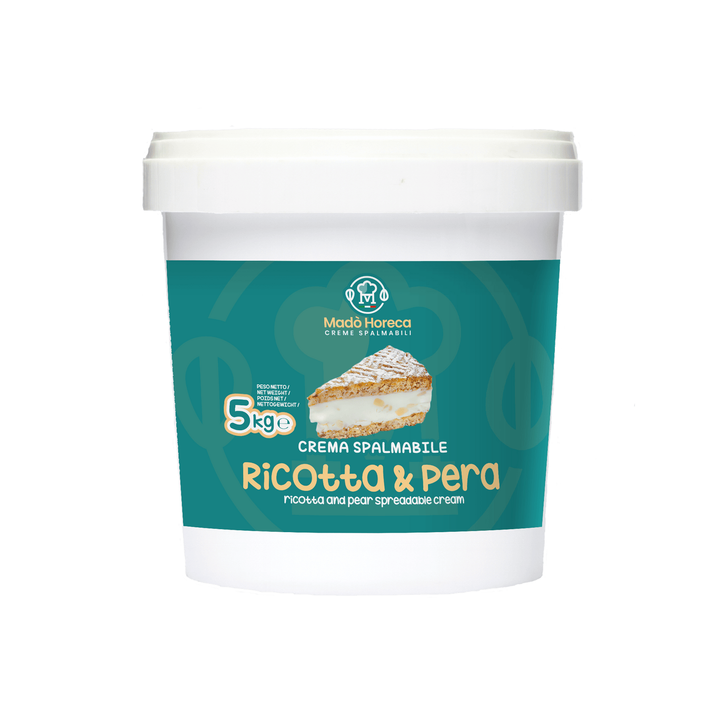Ricotta e Pera Crema Spalmabile Artigianale - Mado Ho.re.ca